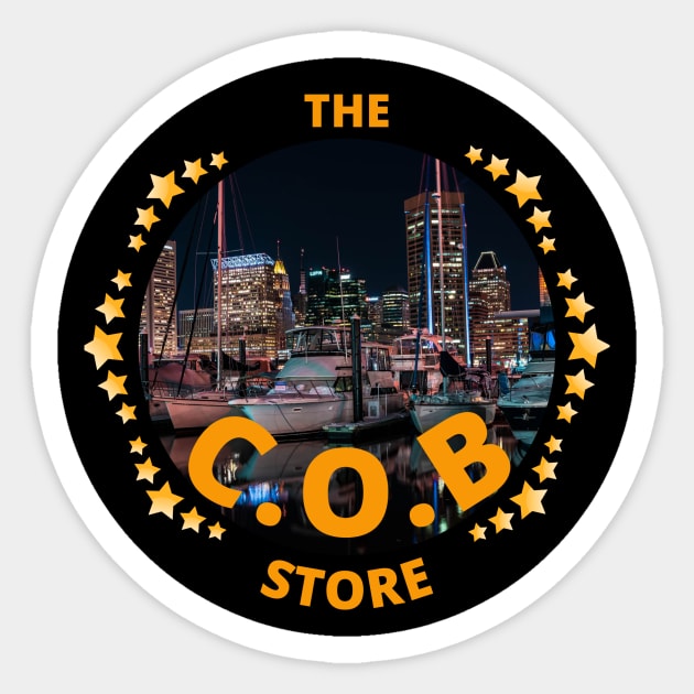 THE C.O.B. LOGO Sticker by The C.O.B. Store